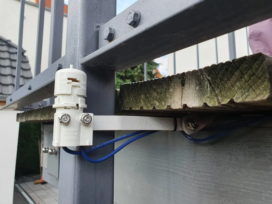 Regensensor Montage Carport