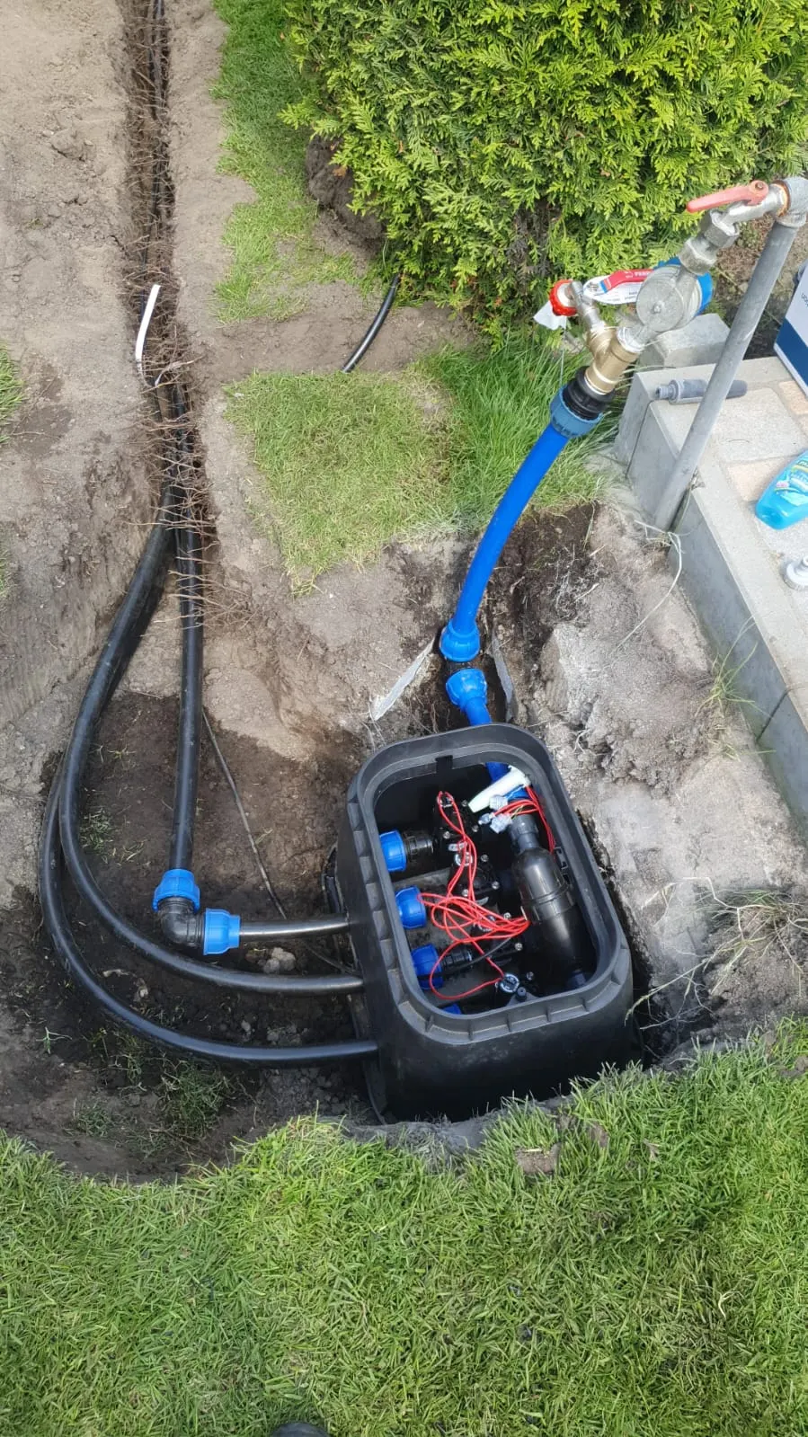 Verteilerkasten Anschluss Wasserhahn